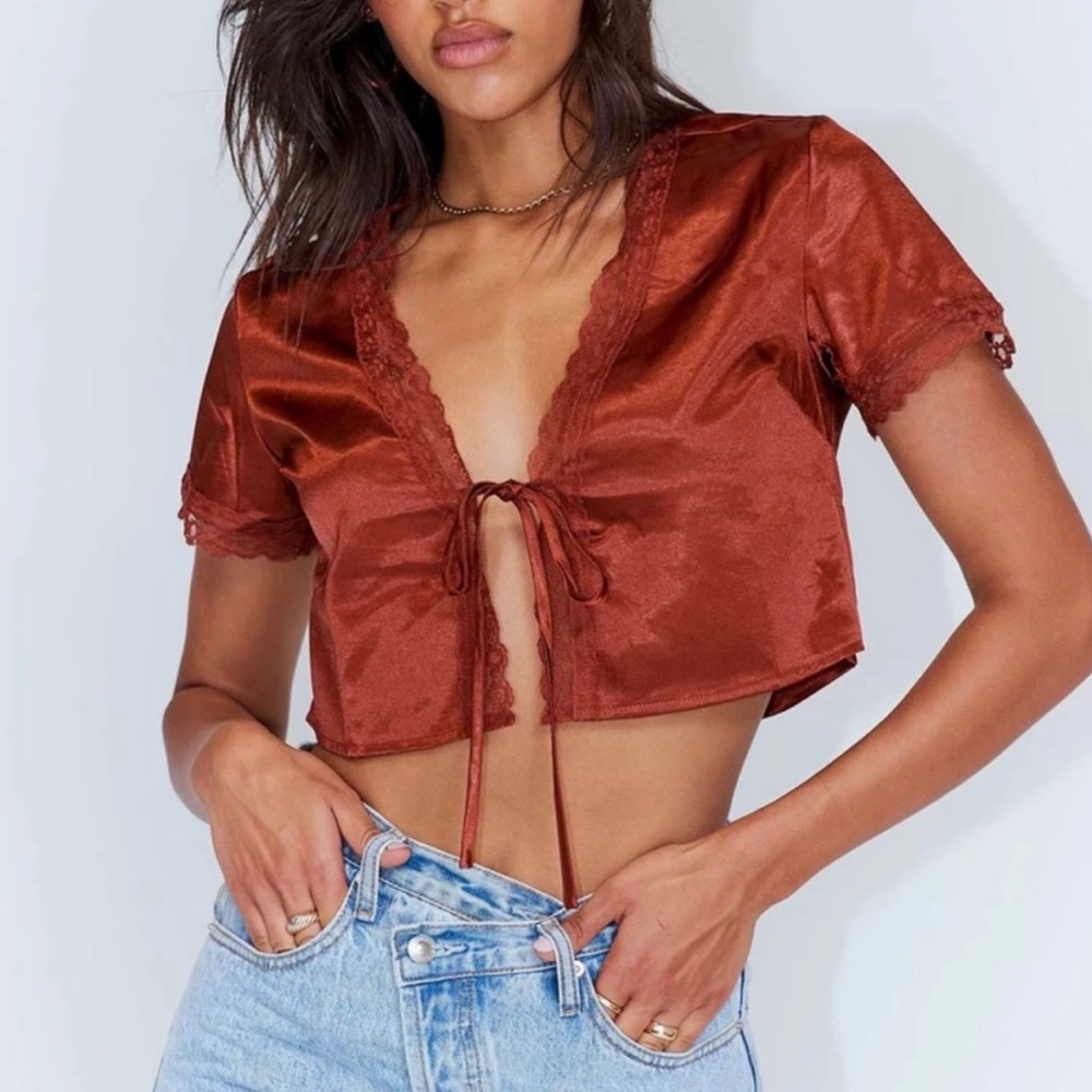 Princess Polly - Tie Front Top